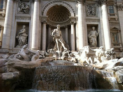 Free Images : palace, statue, trevi fountain, sculpture, roman ...