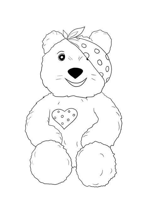 Pudsey bear free printable for kids of all ages