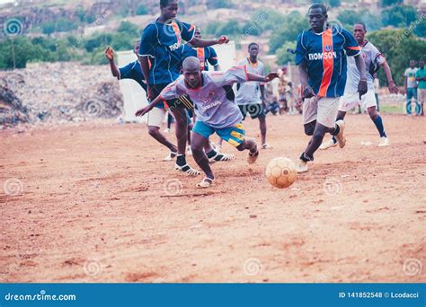 Black Kids Playing Soccer