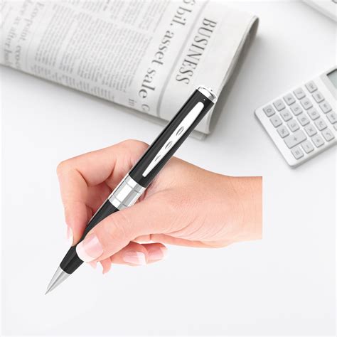 Digital Spy Pen - 4GB Ballpoint Pen + Voice Recorder - Black - Walmart ...