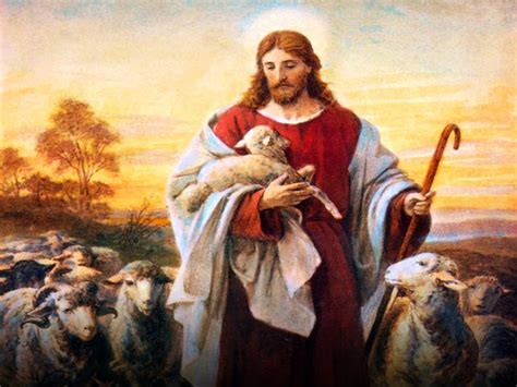 Painting Of Jesus The Good Shepherd at PaintingValley.com | Explore ...