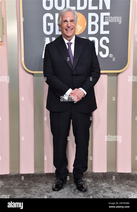 Henry Winkler arrives at the 80th annual Golden Globe Awards at the ...