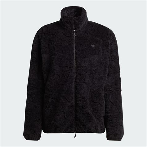 Clothing - adidas Adventure Camo Fleece Full-Zip Jacket - Black ...