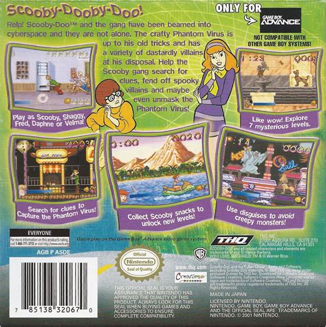 SCOOBY-DOO AND THE CYBER CHASE GAME BOY ADVANCE CRAZY THUMBS ...