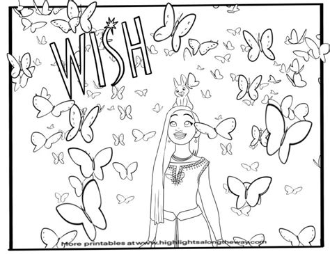 WISH Coloring Pages - Highlights Along the Way