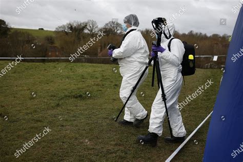 Police Forensics Officers Work Crime Scene Editorial Stock Photo ...