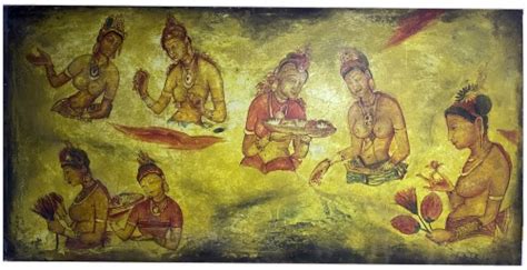 sigiriya frescoes by kasun milinda