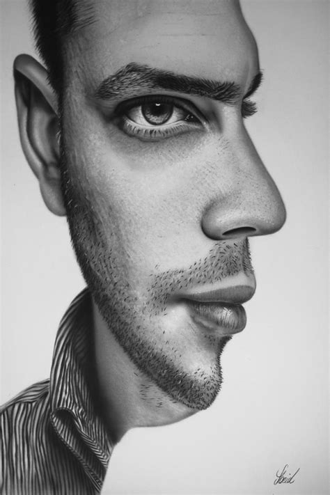 Surreal Drawing Portraits by dasdar on DeviantArt