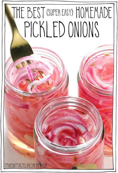 The Best Homemade Pickled Onions • It Doesn't Taste Like Chicken