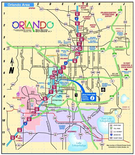 Map Of Orlando Attractions | Images and Photos finder