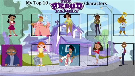 My Top 10 Favorite The Proud Family Characters by aaronhardy523 on ...