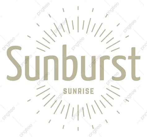 Sun Logo Sunburst Vector Art PNG, Golden Sunburst Logo Template ...