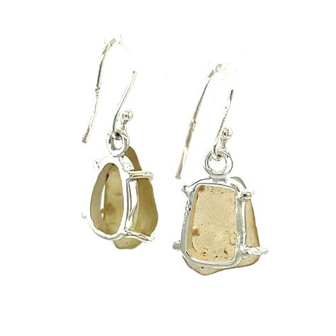 Libyan Gold Tektite Drop Earrings - Feel Crystals and Jewellery