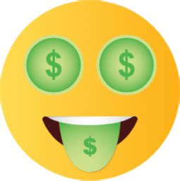 "money-mouth face" Emoji - Download for free – Iconduck