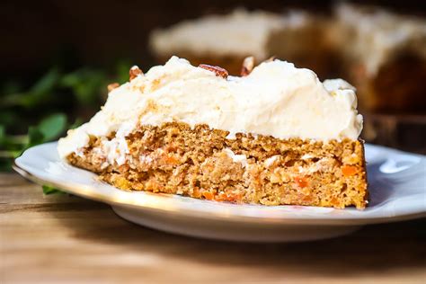 Carrot Apple Cake with Mascarpone Frosting - escape from grains