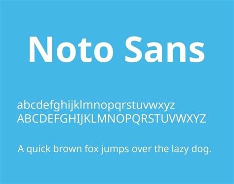 Noto Sans Font | Garudeya.com