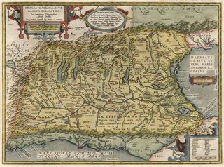 Cisalpine Gaul - Wikipedia, the free encyclopedia | Antique maps, Italy ...