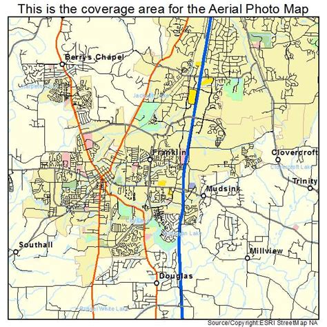 Aerial Photography Map of Franklin, TN Tennessee