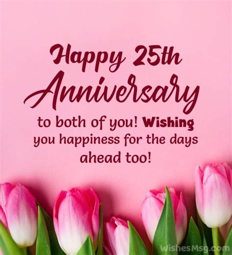 25th Wedding Anniversary Wishes And Messages WishesMsg, 40% OFF