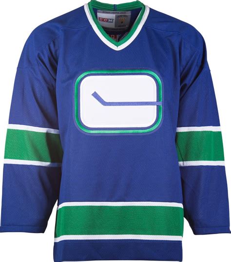 Vancouver Canucks CCM Vintage 1972 Royal Replica NHL Hockey Jersey ...