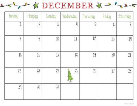 Printable Christmas Calendar - Printable Word Searches