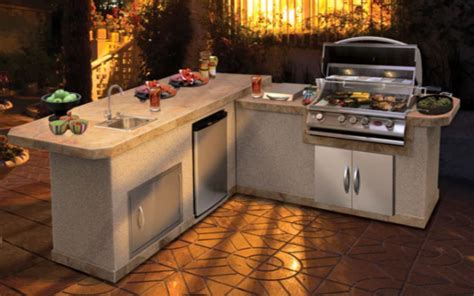 The ultimate guide to L-Shaped Outdoor Kitchens | Outdoor Kitchen Kits ...