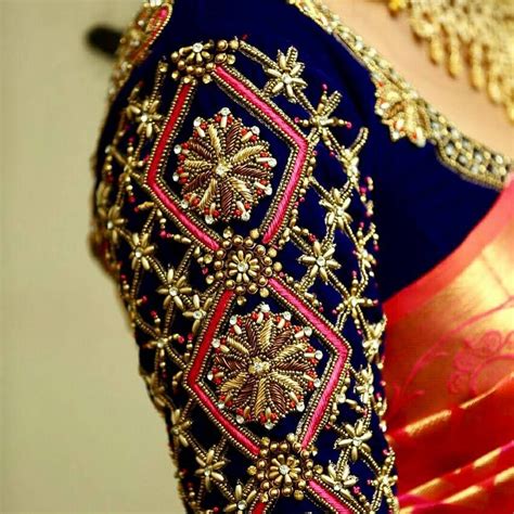 Aari Work – Hand Work Design – Maggam Work – Bridal Blouse Designs ...