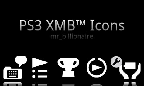 Sony PS3 XMB Icons Pack by mr-billionaire on DeviantArt