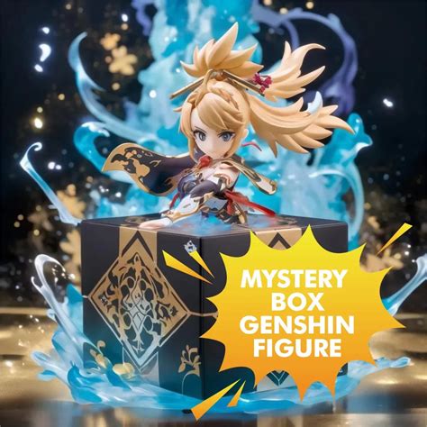 Genshin Impact Mystery Box: Anime Action Figure With Lucky Model Doll ...