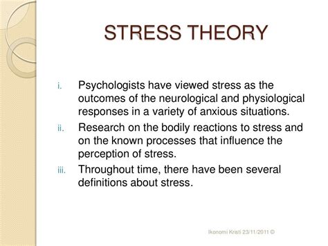 STRESS THEORY