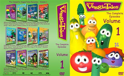 Veggie Tales Complete Episodes Volume 1 - Movie DVD Custom Covers ...