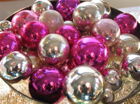 Wild Rose Vintage: Vintage Glass Christmas Balls