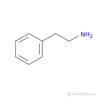 Phenethylamine Structure - C8H11N - Over 100 million chemical compounds ...