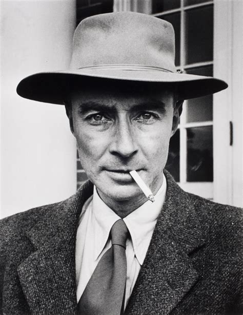 J. Robert Oppenheimer, director of the Institute for Advanced Study ...