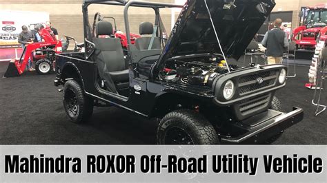 Mahindra ROXOR Off-Road Utility Vehicle - YouTube