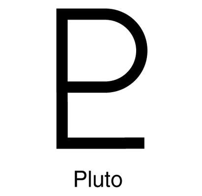 Symbol for Pluto