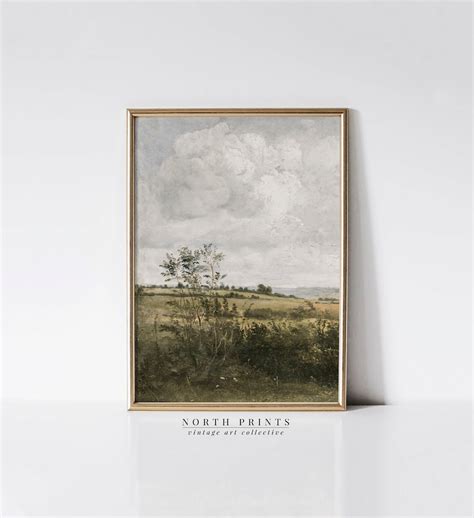 Summer Country Landscape Painting Living Room Decor North Prints ...