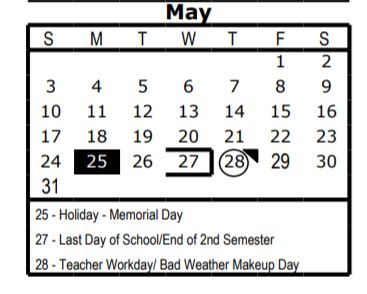 Wm B Travis Elementary - School District Instructional Calendar - San ...