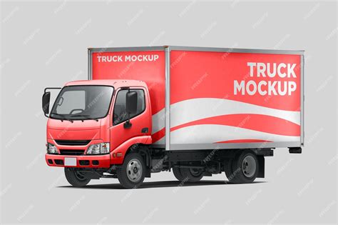 Premium PSD | Truck mockup