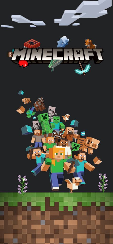 337 Minecraft Cartoon Wallpaper free Download - MyWeb