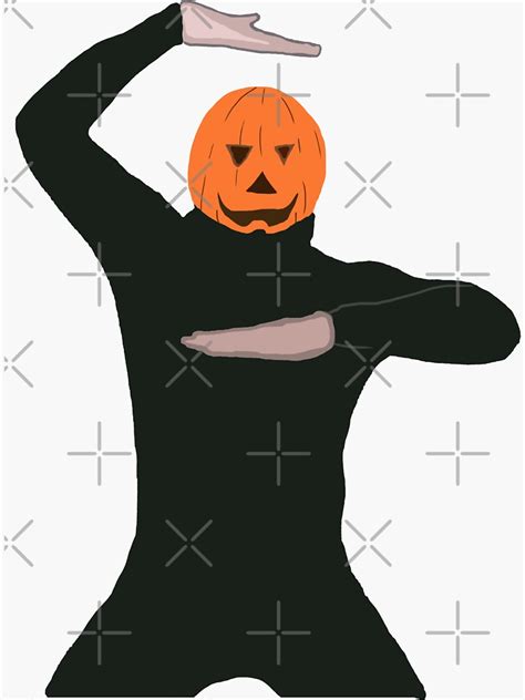 "The Pumpkin Dance Meme" Sticker for Sale by Barnyardy | Redbubble