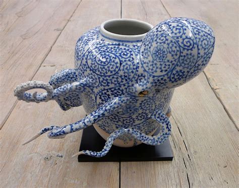 Ceramic Octopus Vase Series Combines Form with Function