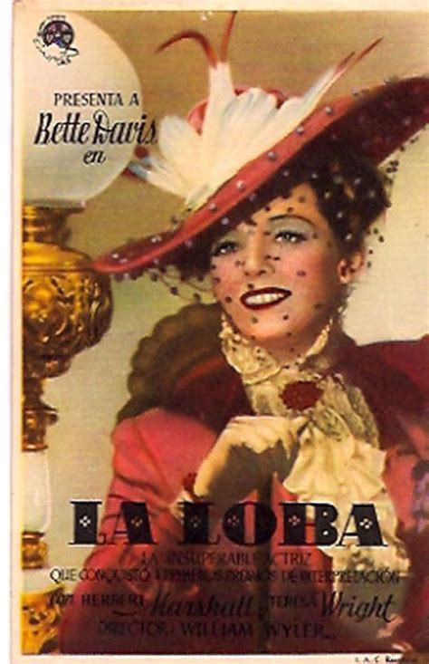 "LA LOBA" MOVIE POSTER - "THE LITTLE FOXES" MOVIE POSTER