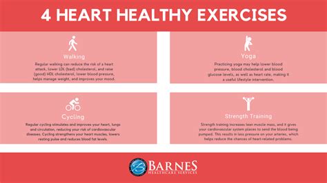 Heart Healthy Exercises & Their Benefits [Infographic]