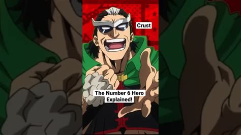 I can’t believe HE’s the Number 6 Hero in MHA.. Crust’s Quirk Explained ...