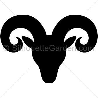 Ram Head Silhouette | Ram head, Sheep silhouette, Silhouette clip art