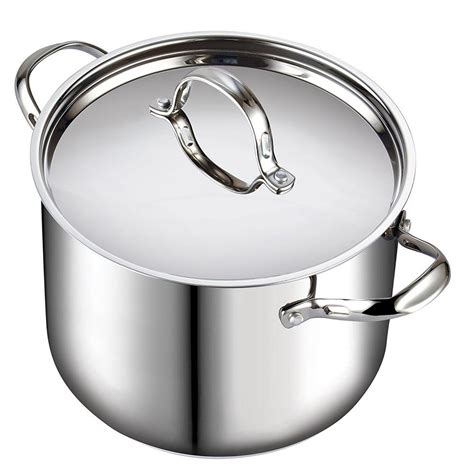 Cooks Standard 12 Qt. Stainless Steel Stock Pot-02520 - The Home Depot