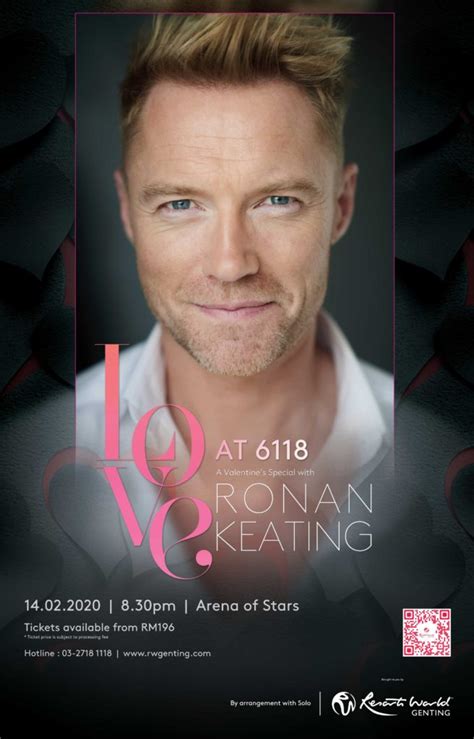 Contest: Win Tickets To Ronan Keating's Concert At Resorts World ...