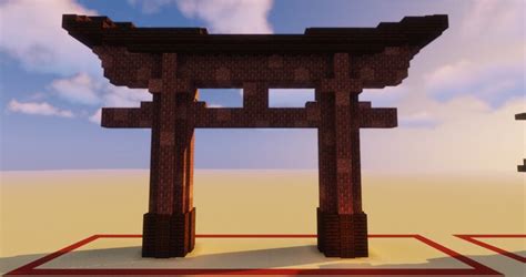 Japanese Torii Gate Minecraft