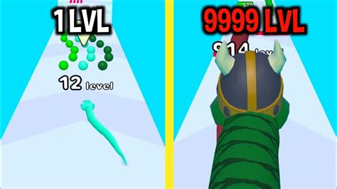 MAX LEVEL in Colorful Snake Game - YouTube